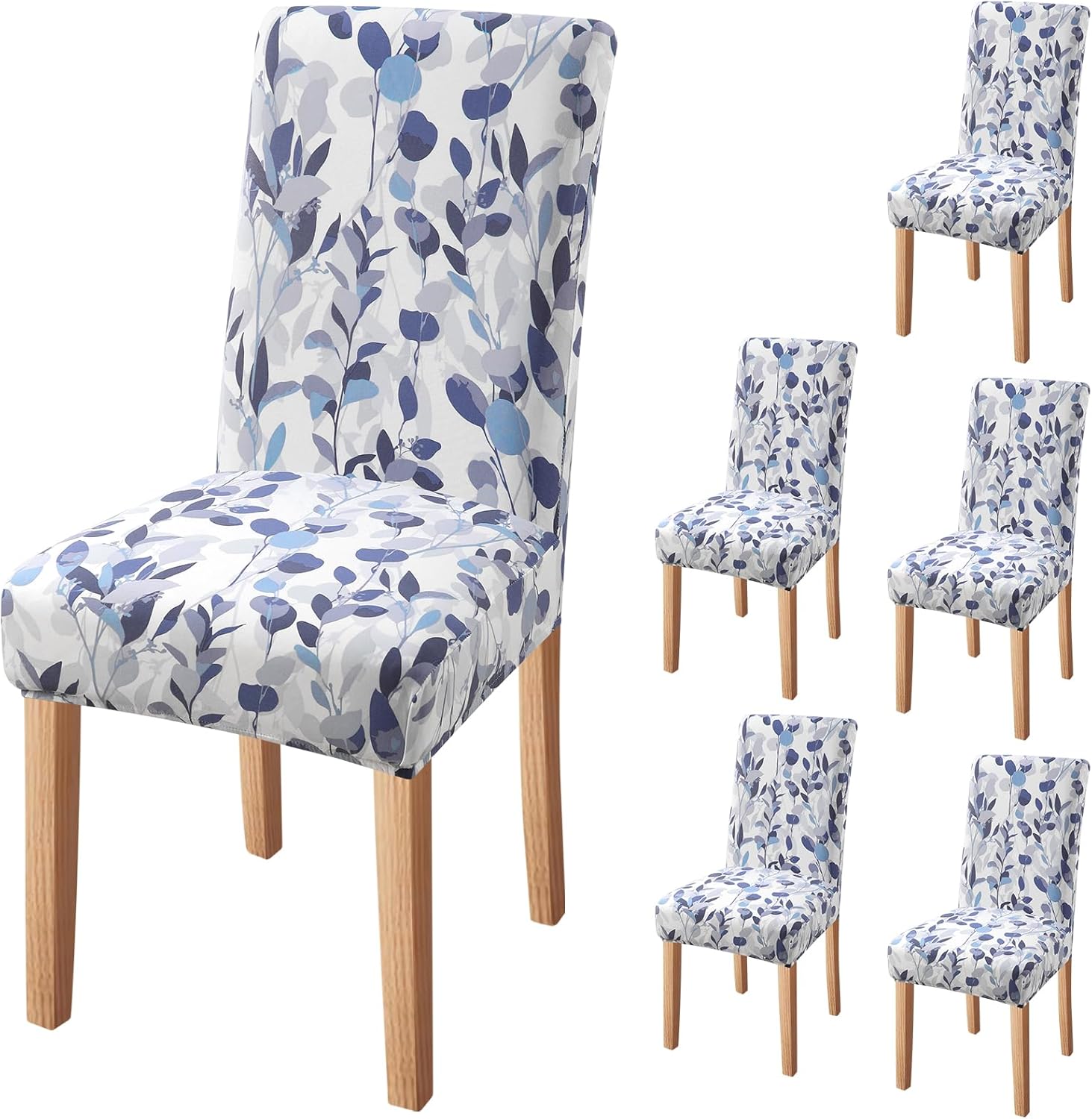 Printed Stretch Dining Chair Covers for Elegant Home Decor