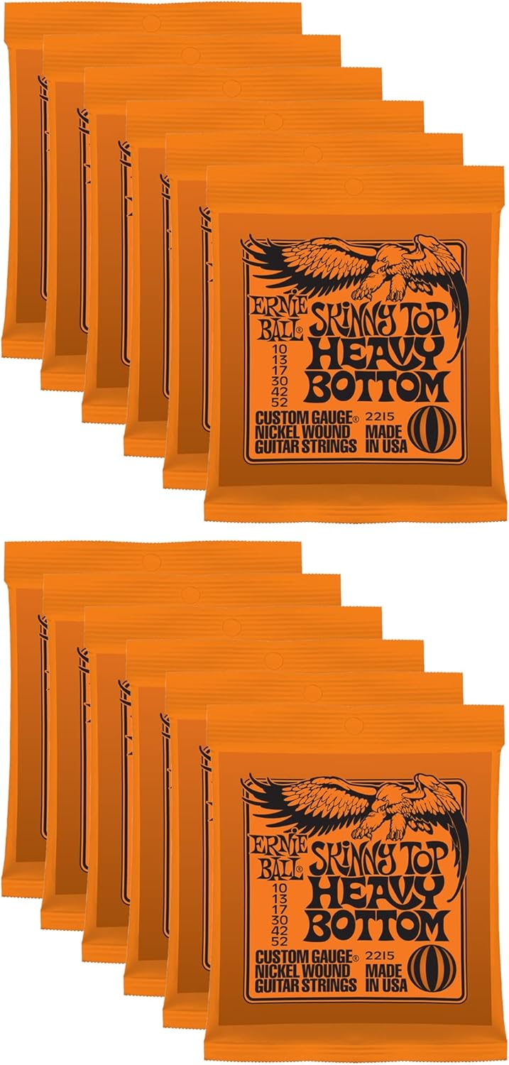 Ernie Ball 2215 Skinny Top Heavy Bottom 10-52 String Set Review