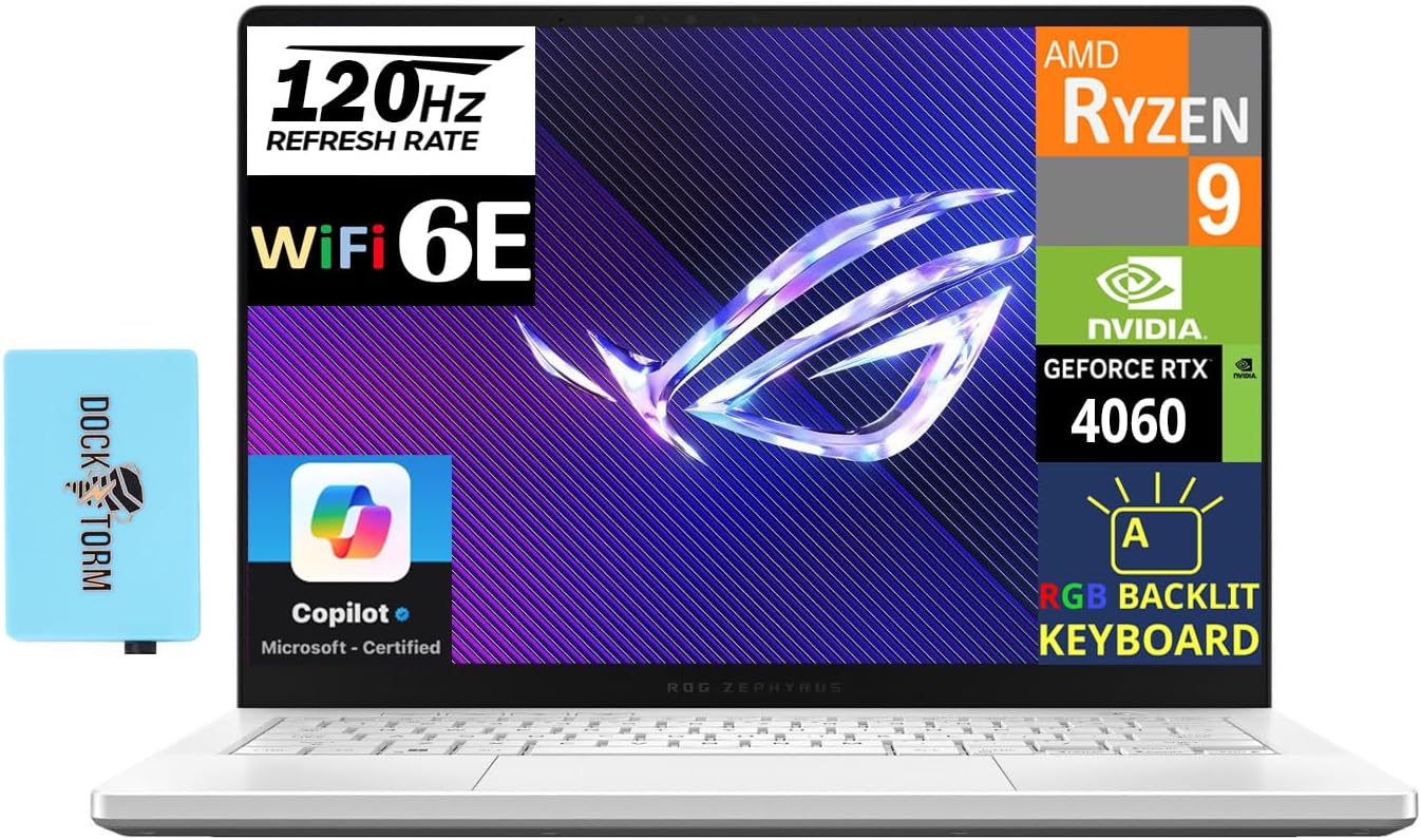 ASUS ROG Zephyrus G14: Powerful Ryzen 9 & RTX 4060 for Ultimate Gaming