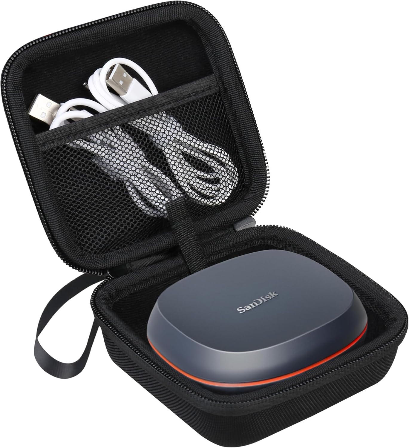Lacdo EVA Shockproof Case for SanDisk Desk Drive SSD - Protect Your Drive on the Go!