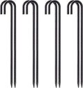 VVOKGO Rebar Stakes 24 in J Hook Heavy Duty Ground Anchors - Durable