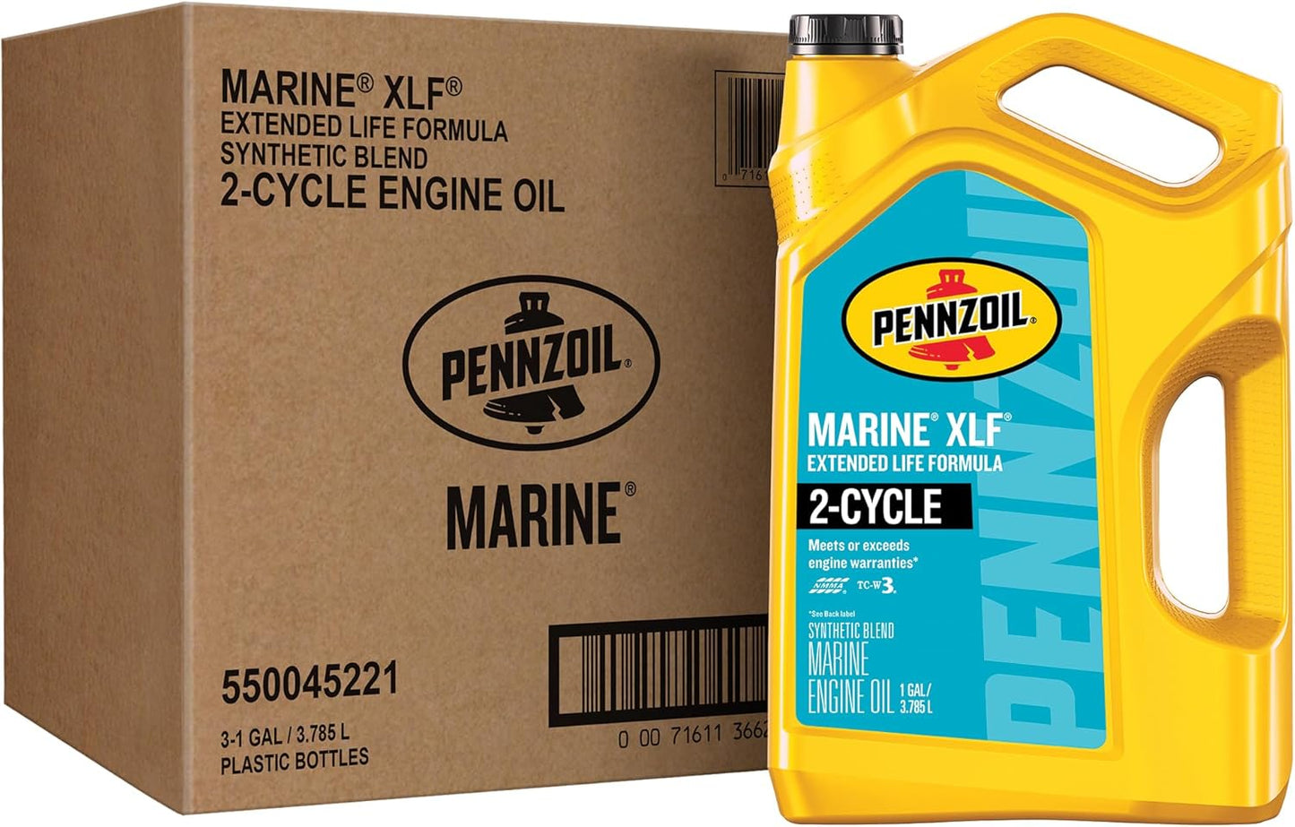 Pennzoil Marine XLF Extended Life Engine Oil for Outboards
