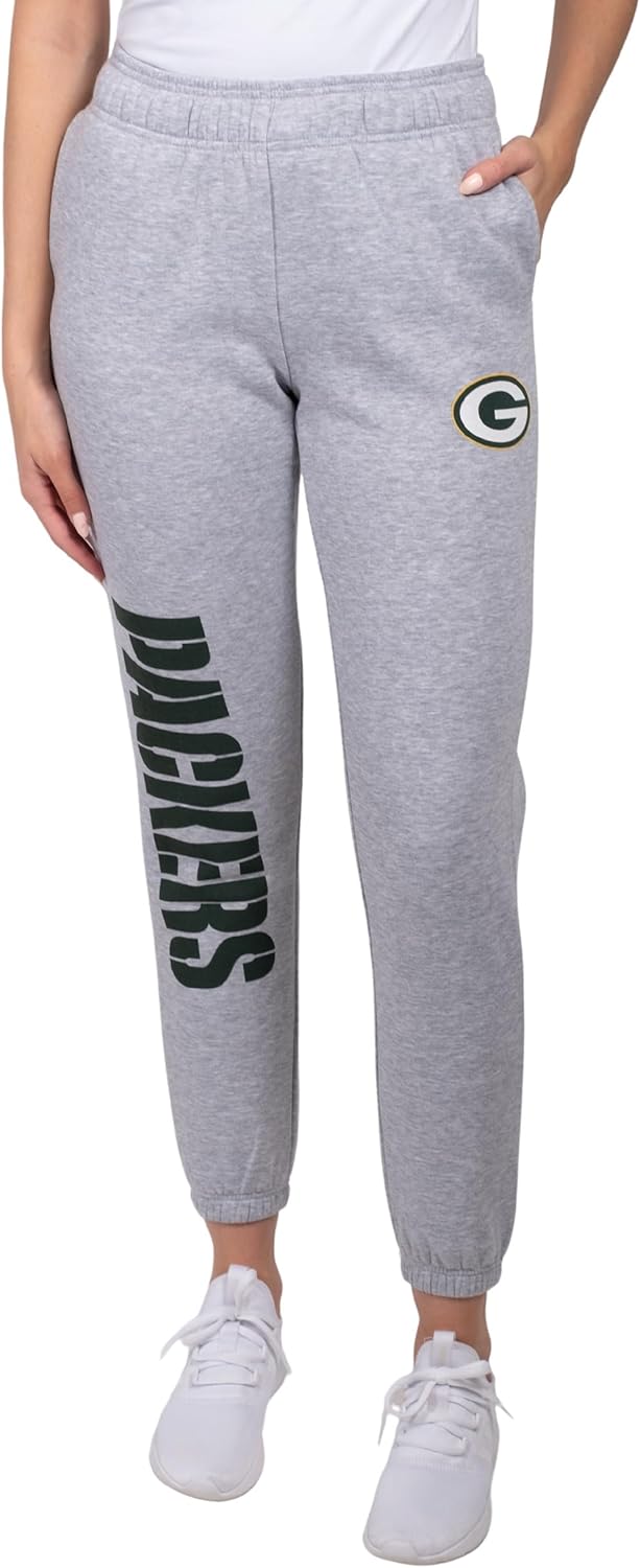 Ultra Game Women's NFL Official Super Soft Sweatpants Joggers