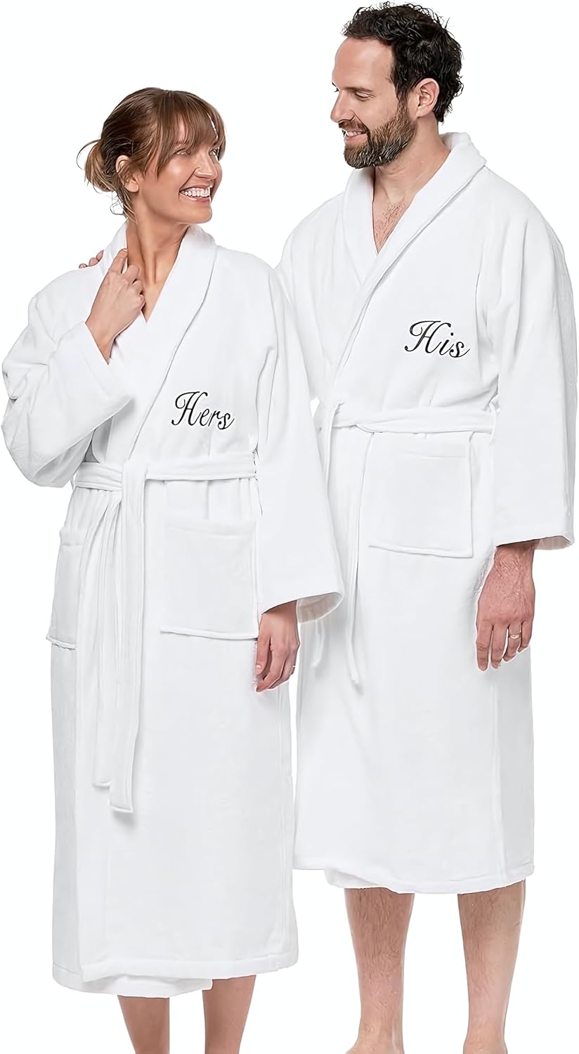 Custom Bathrobes for Couples - Luxurious Personalized Robes
