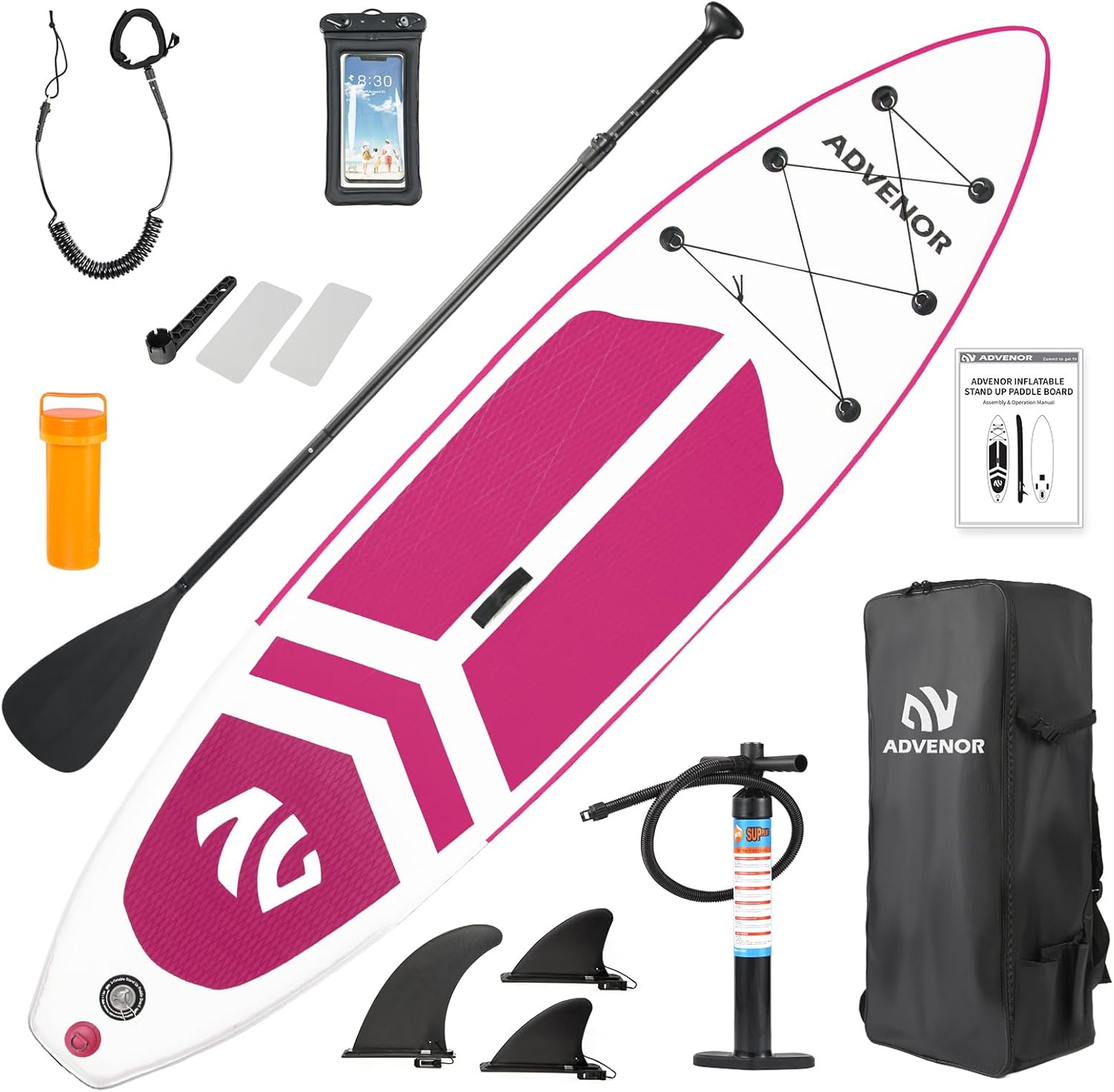ADVENOR Inflatable Stand Up Paddle Board 11ftx33ft for All Levels