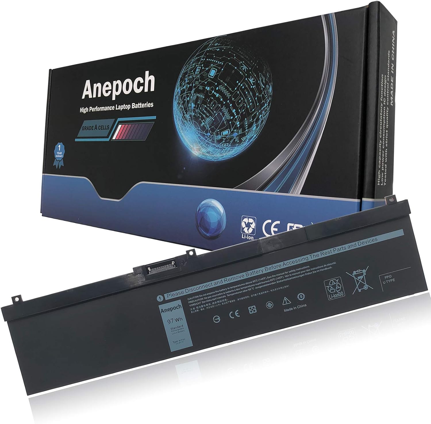 NYFJH Laptop Battery Replacement for Dell Precision Series