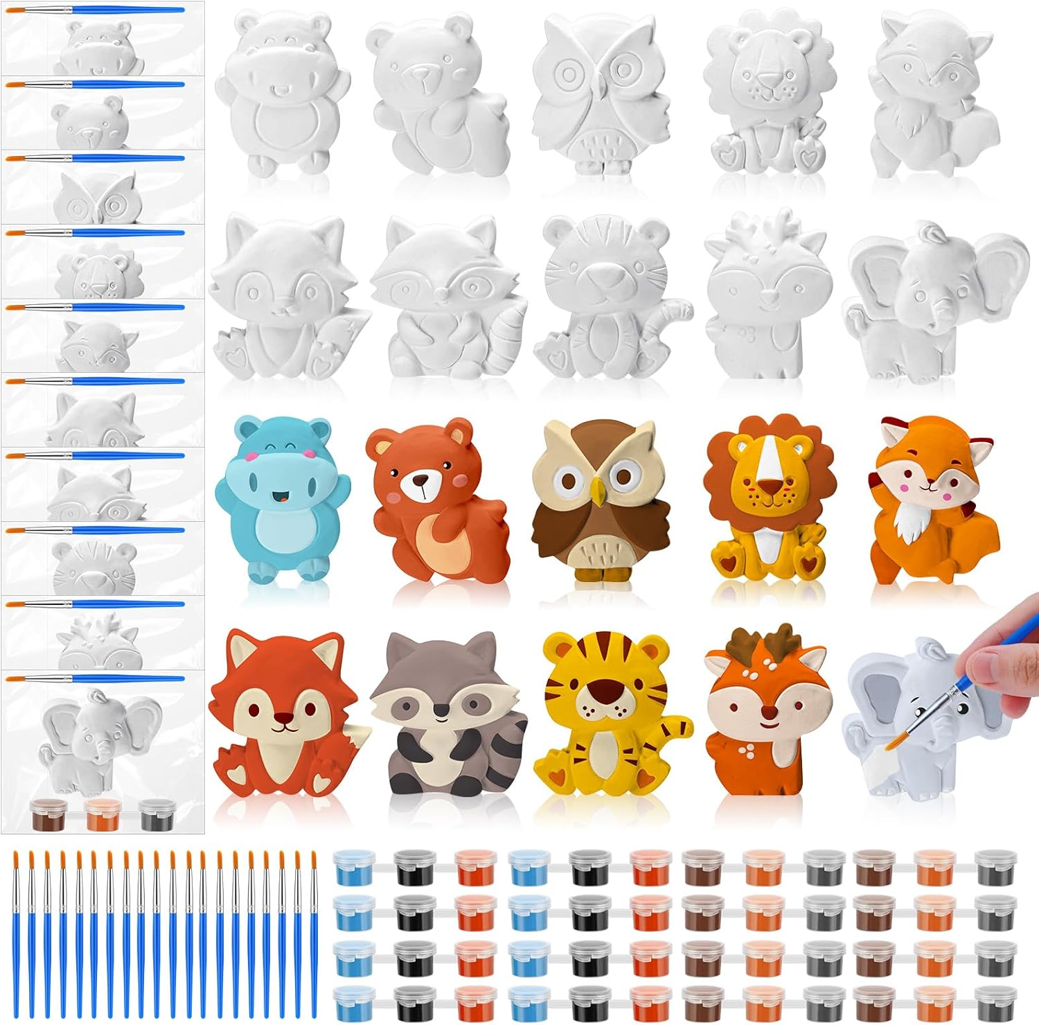 DIY Jungle Animals Painting Kit for Creative Fun and Parties