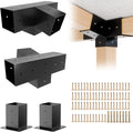 Pergola Kit Slanted Roof Pergola Bracket for 4x4 Lumber - Stable