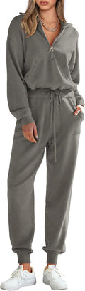 PRETTYGARDEN Women's 2 Piece Sweater Tracksuit Set - Cozy Everyday 16