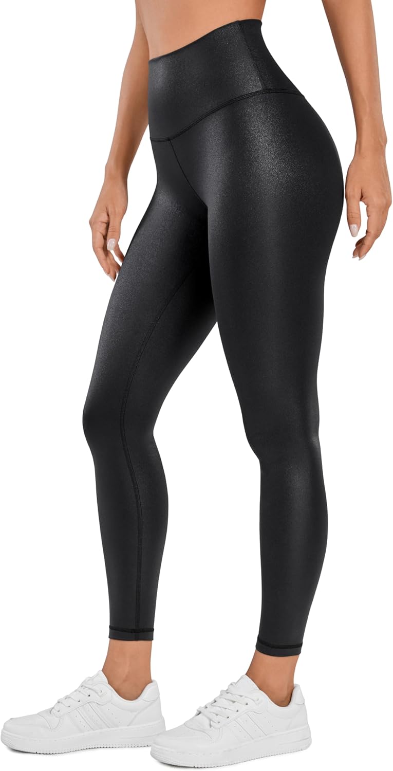CRZ YOGA High Waisted Butterluxe Faux Leather Leggings