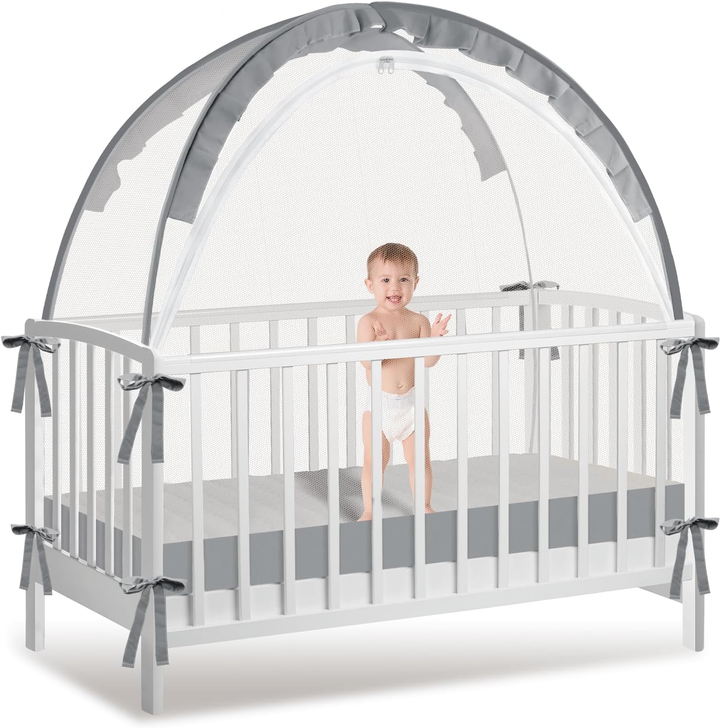 Pop-Up Crib Tent: Secure Baby Sleep