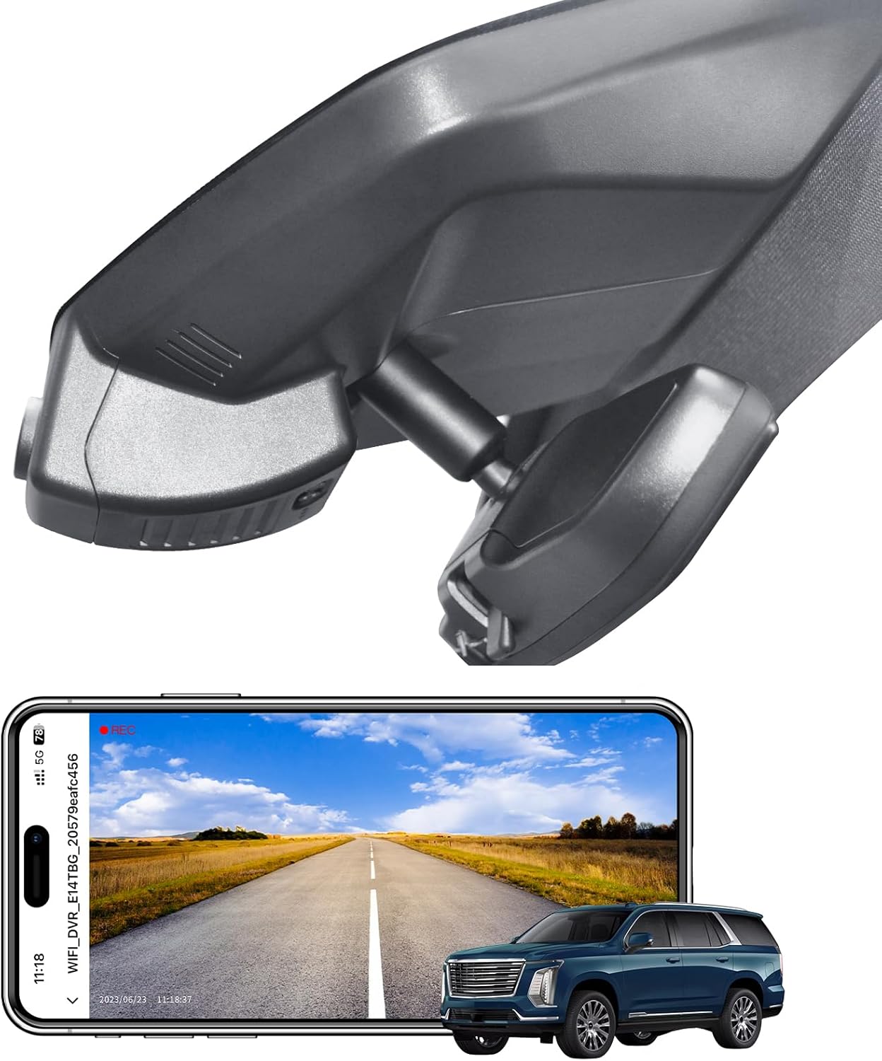 4K Dash Cam for Cadillac Escalade 2021-2025 with WiFi & App