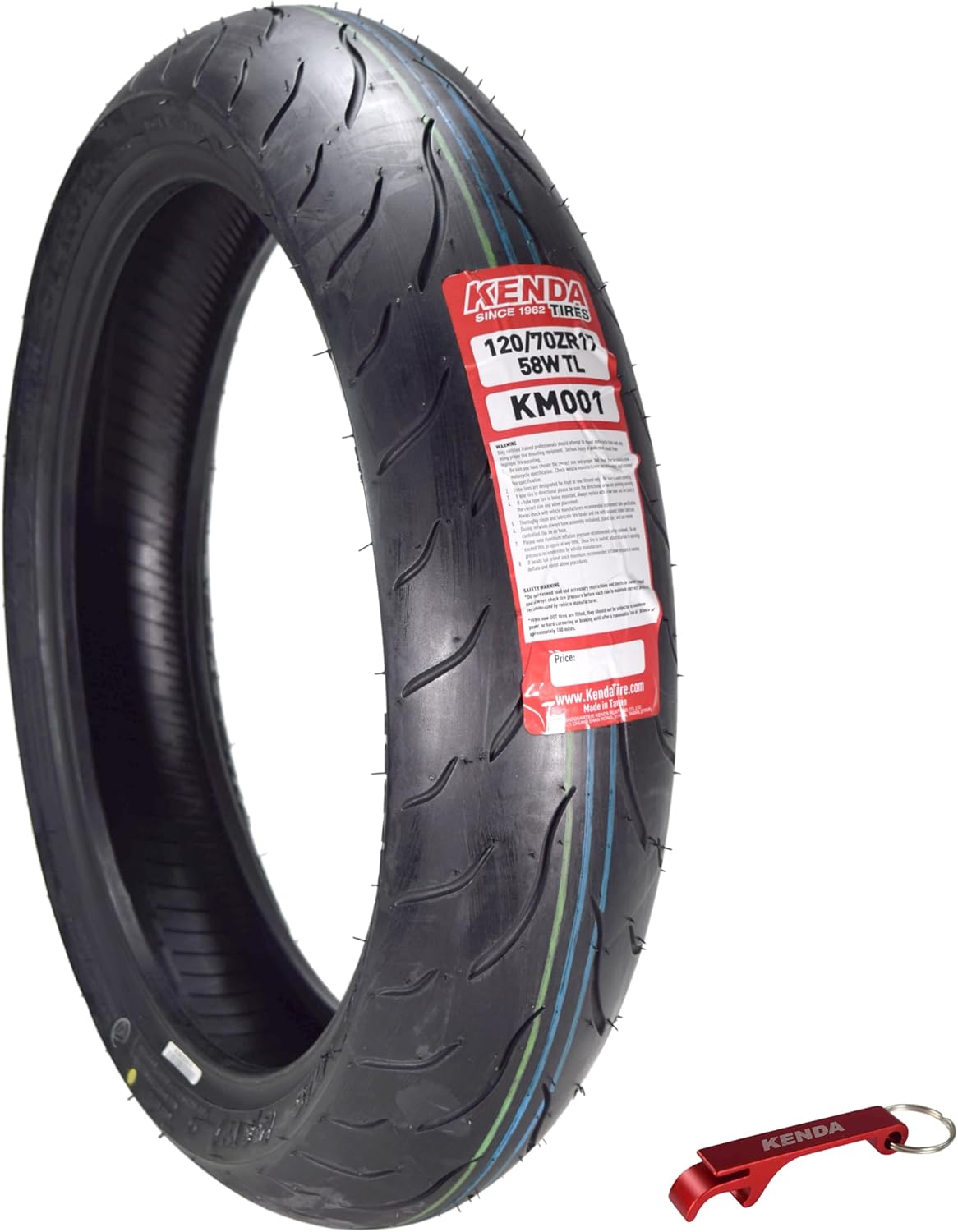 Kenda KM1 120/70ZR17 Front Tire for Sport Touring Motorcycles