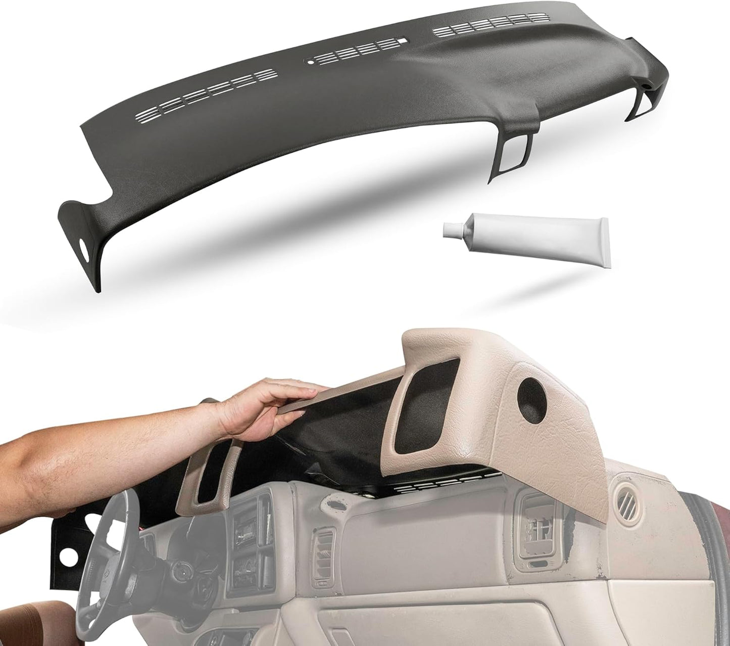 DashSkin Molded Dash Cover Cap for 2000-2006 Tahoe & More