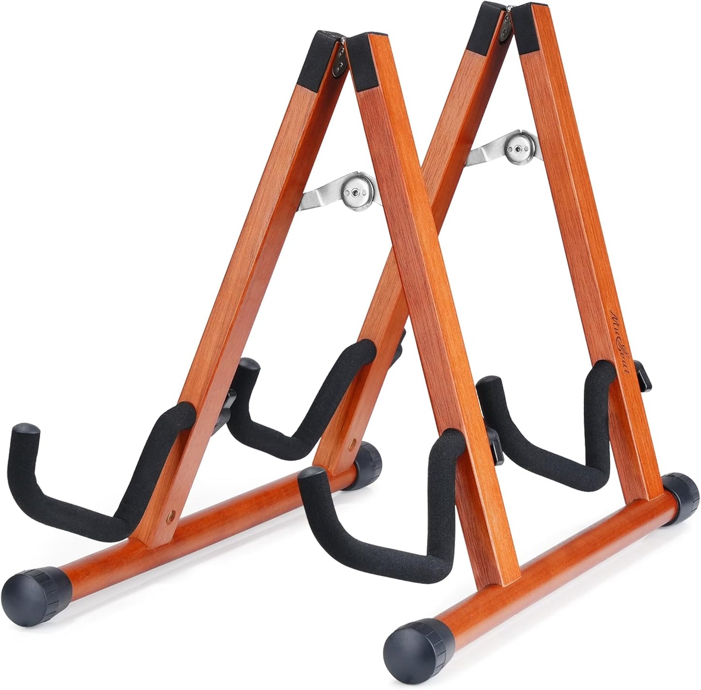 Double Guitar Stand for Acoustic and Electric Instruments Display
