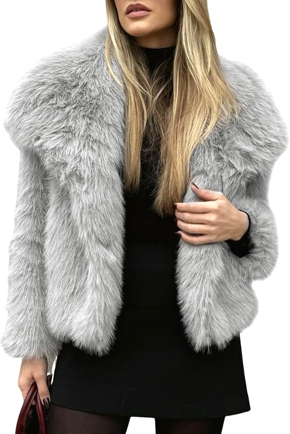 Yimoon Womens Faux Fur Coat for Winter Warmth and Style