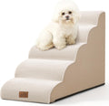 Dog Stairs for Small Dog 22.6 in Curved Pet Step - Gentle High-Density