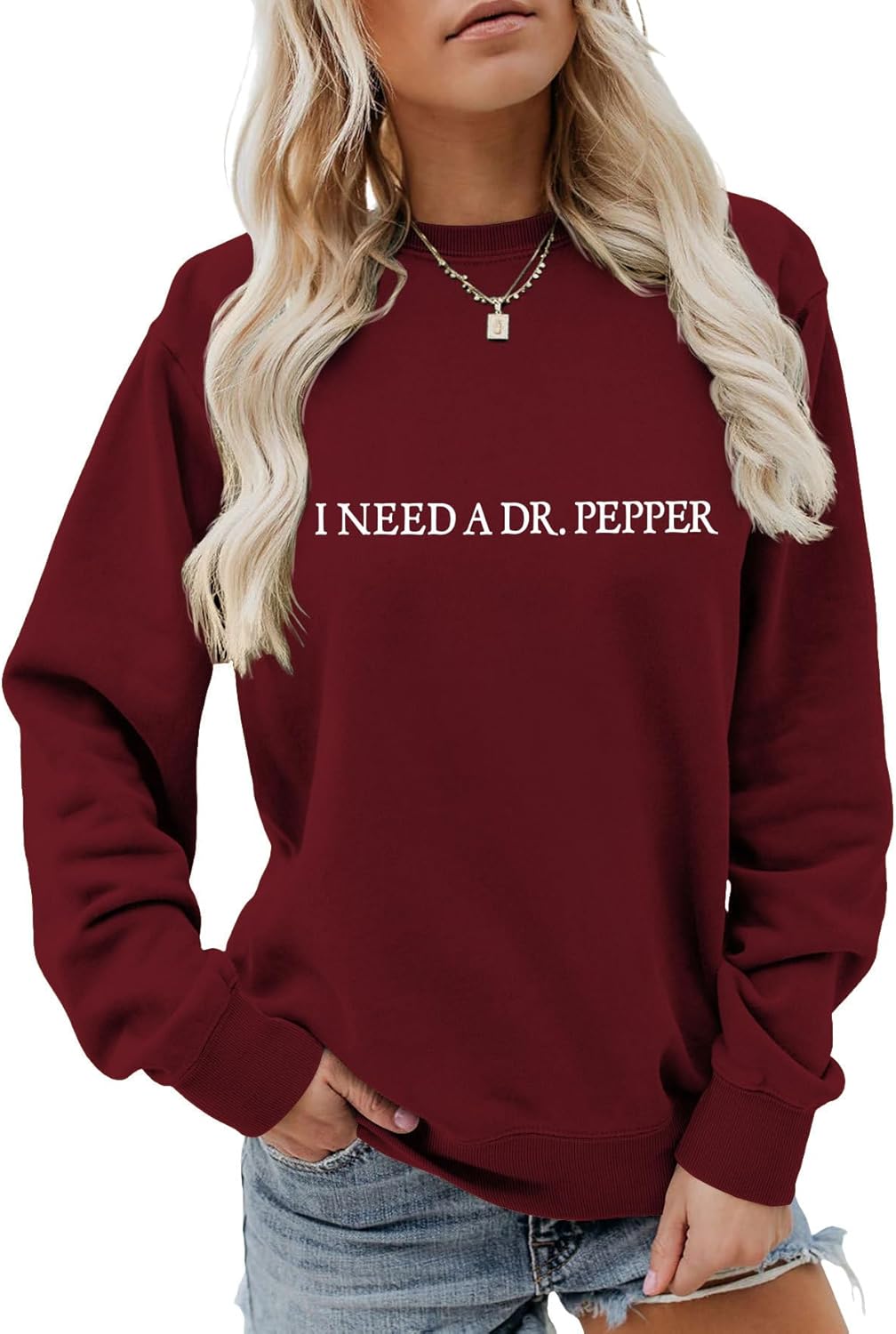 Dr Pepp Funny Women's Sweatshirt - Trendy & Comfy!