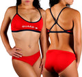 Adoretex Guard Cross Back Workout Bikini Swimsuit - Built