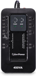 CyberPower EC450G Ecologic UPS 450VA/260W - Compact Energy Saver