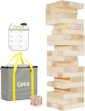 GOROCK Jumbo Tumble Tower 60pcs Large Classic Giant Stacking Game