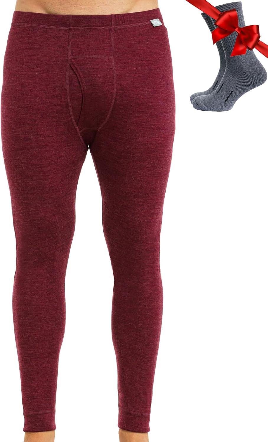 Merino Wool Base Layer Mens Bottom Pants for Ultimate Comfort