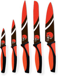 NFL Cleveland Browns 5-Piece Kitchen Knife Set for Fans