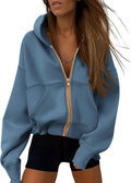 PRETTYGARDEN Zip Up Hoodie for Women - Cozy Fall Layer Women's