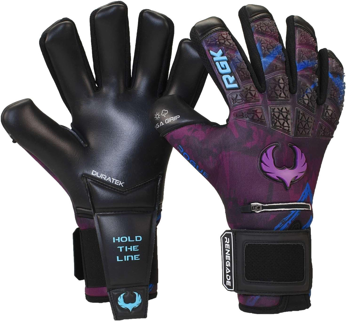 Renegade GK Rogue Soccer Goalie Gloves with Pro-Tek Fingersaves