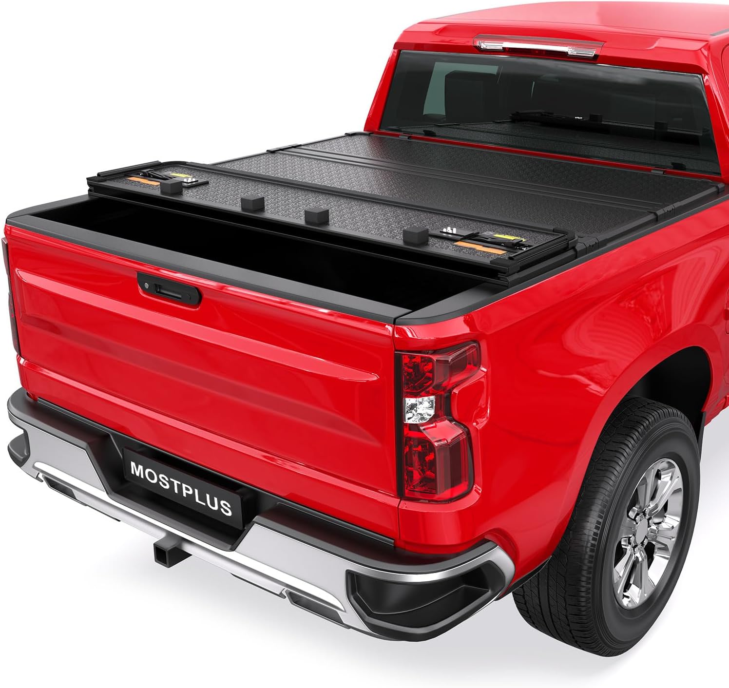 MOSTPLUS Truck Bed Tonneau Cover for 2014-2018 Silverado/Sierra