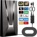Indoor Amplified HDTV Digital Antenna for Smart TV Reception