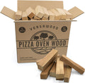 Kiln-Dried Oak Wood for Pizza Ovens, 5-in Barkless Logs - Reliable
