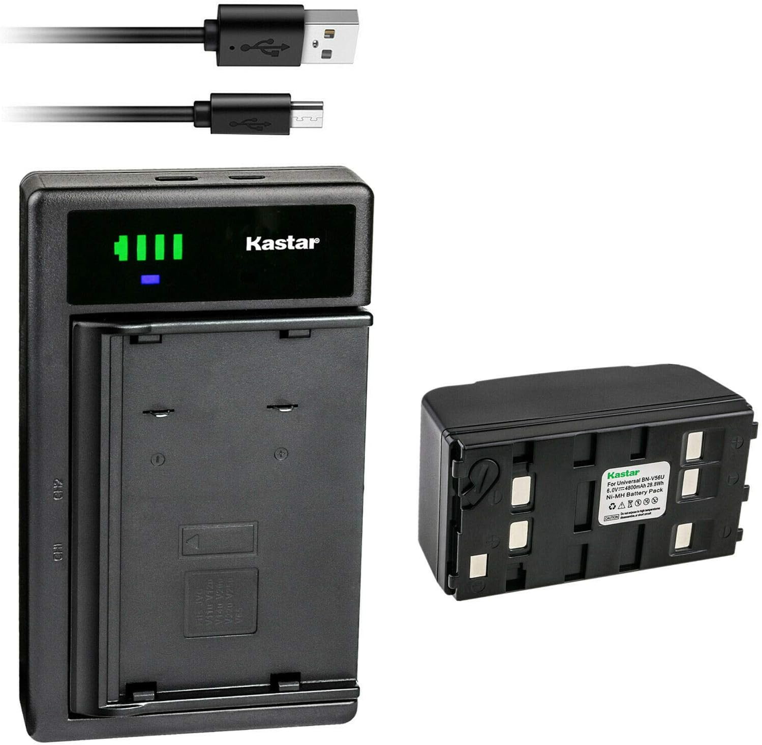 Kastar Battery and Smart USB Charger for Panasonic Devices