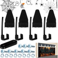 4 Pcs Halloween Garage Door Banner Clamps - Secure Holiday Mural Hooks
