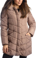 Stylish Womens Long Puffer Coat for Cold Weather by Steve Madden