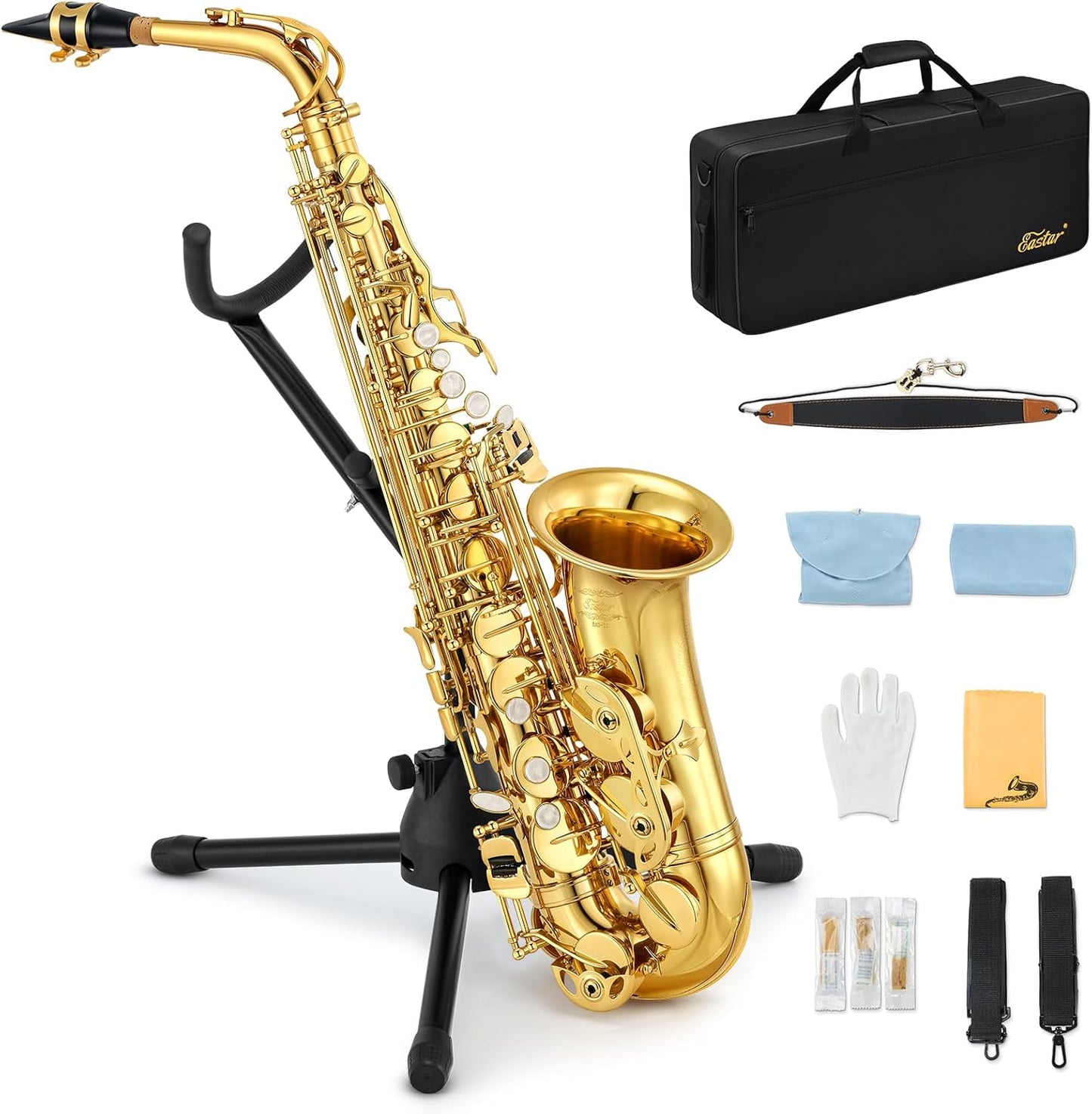 Eastar Student Alto Saxophone E Flat Full Kit for Beginners