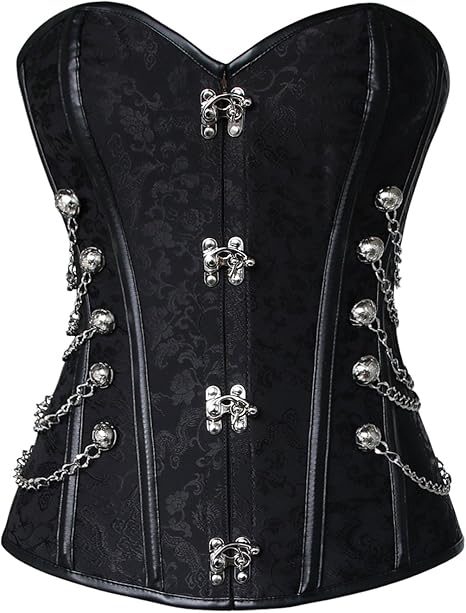 Charmian Women's Spiral Steel Boned Steampunk Gothic Corset Review