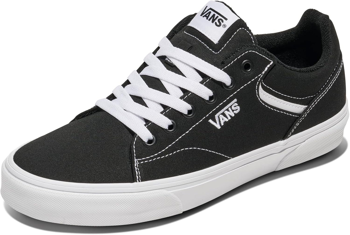 Vans Mens Seldan Sneakers: Retro Tennis Inspired Style