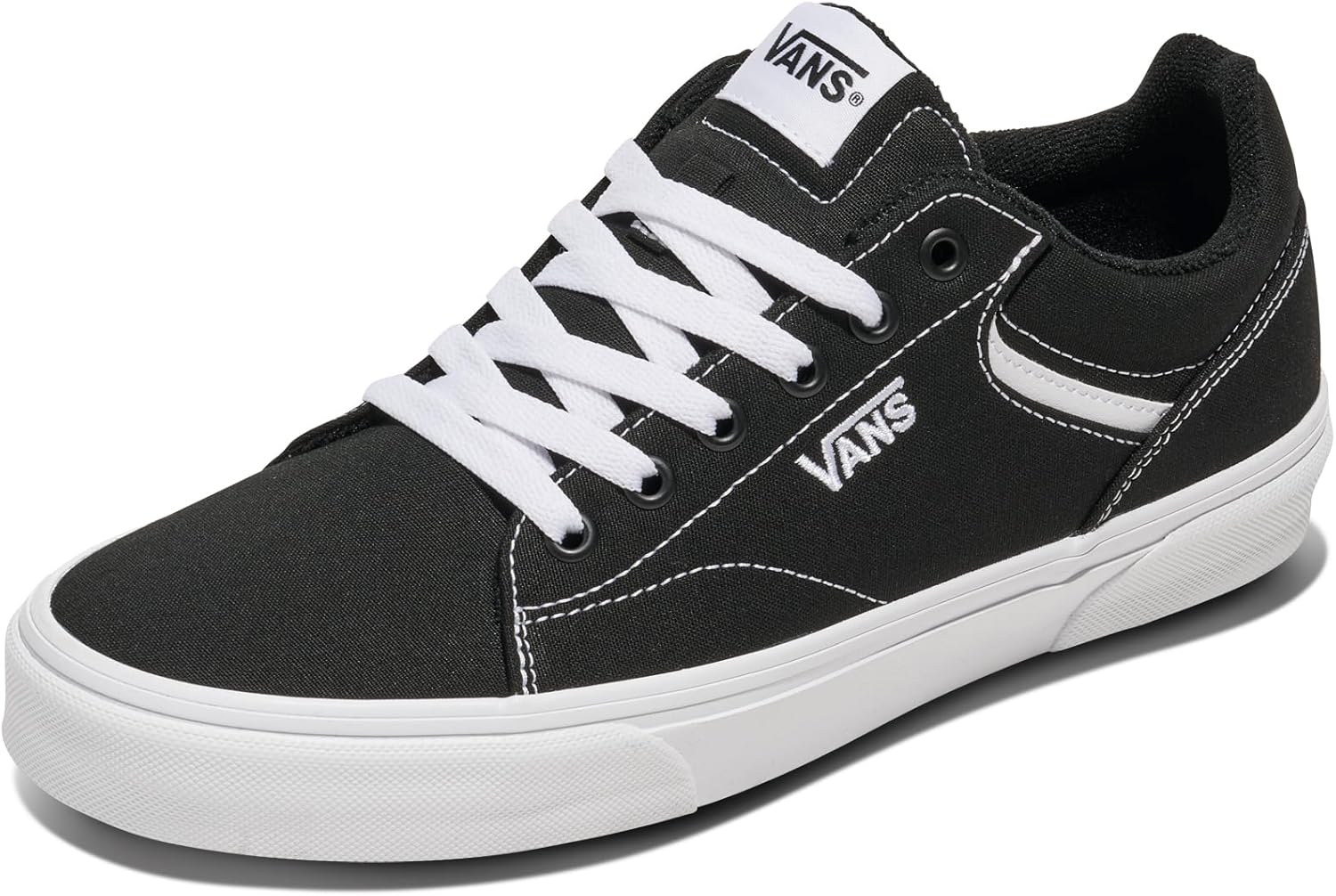 Vans Mens Seldan Sneakers: Retro Tennis Inspired Style