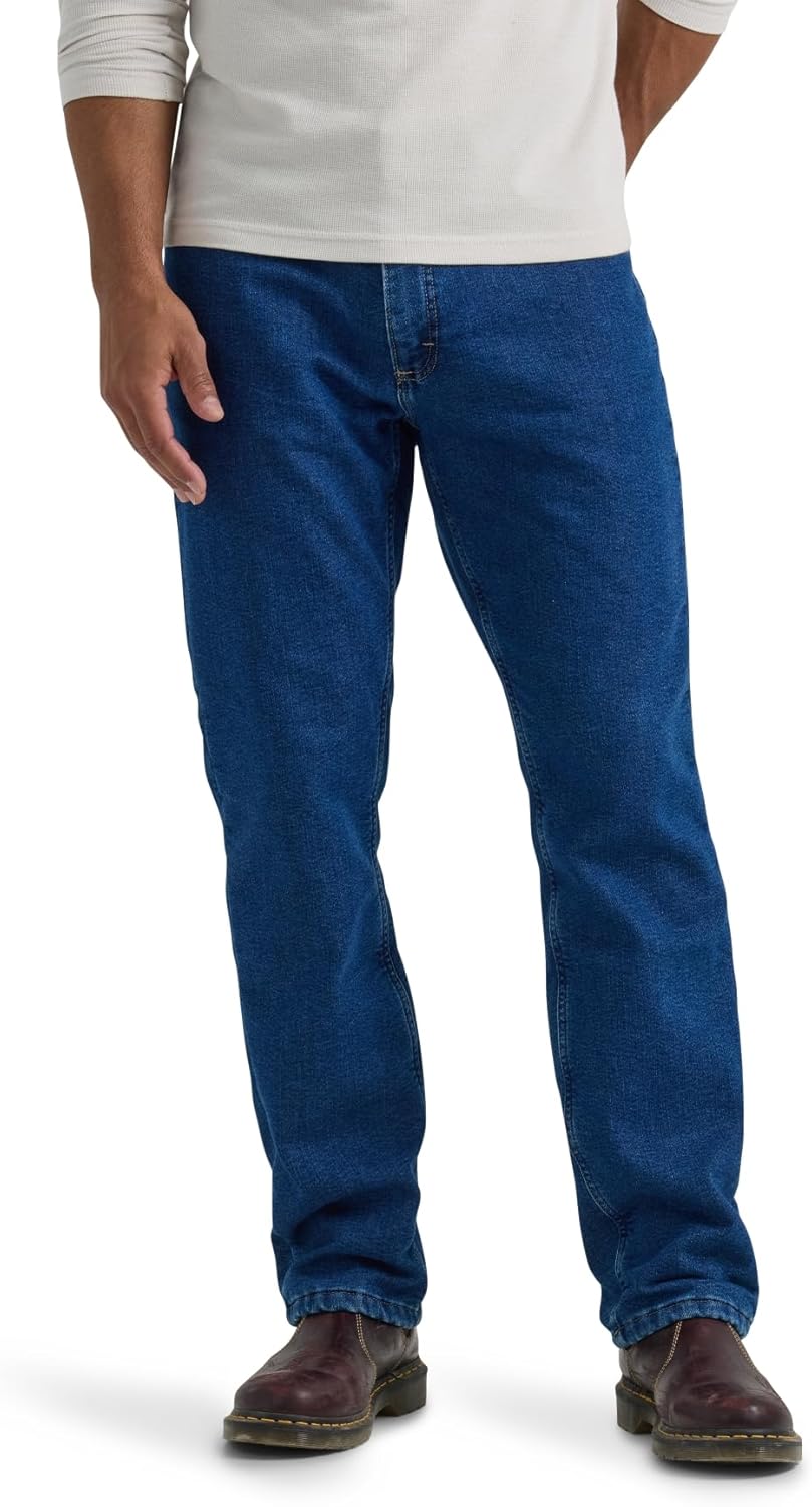 Lee Mens Legendary Relaxed Straight Jean for Ultimate Comfort