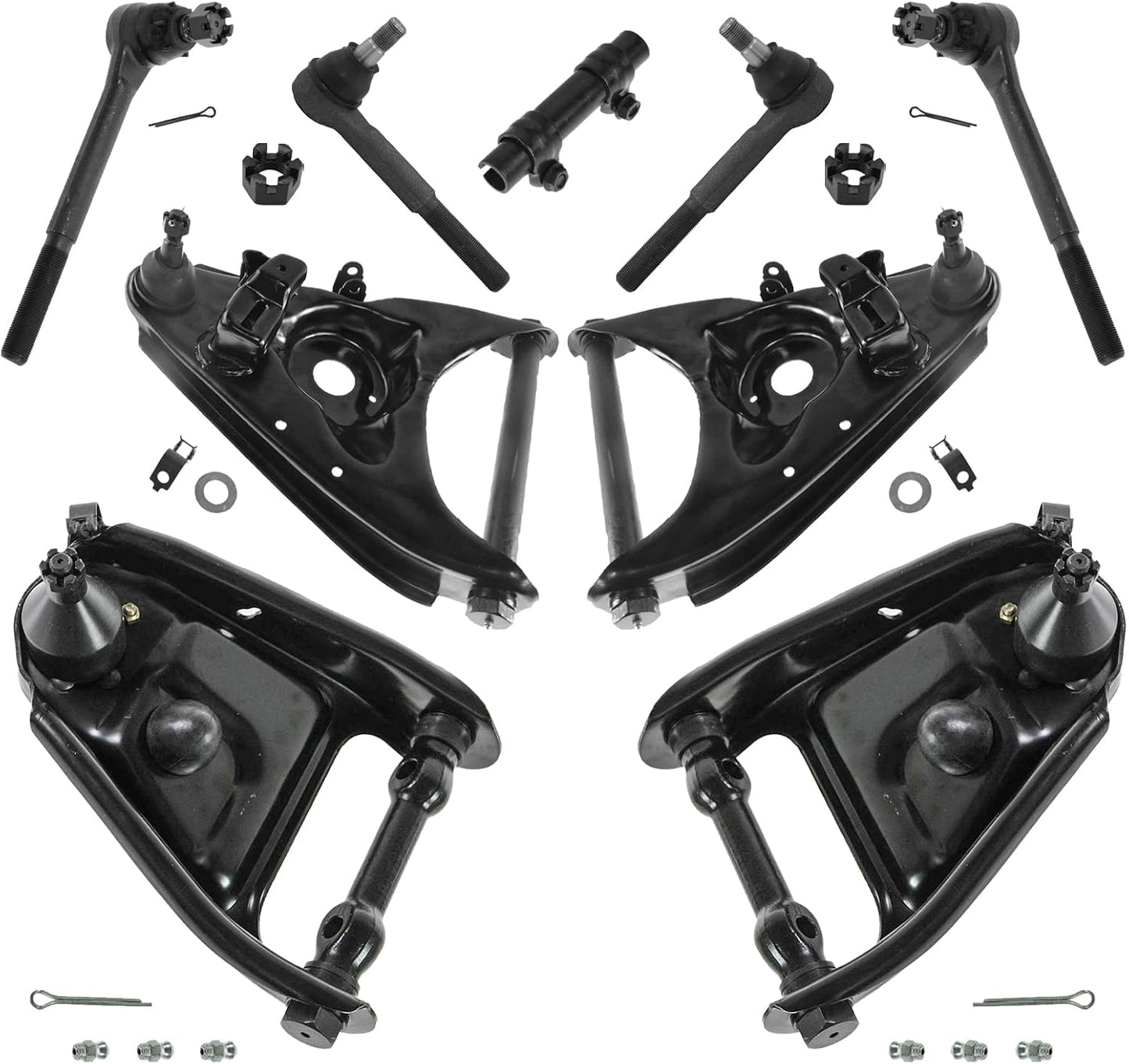 TRQ Front Steering & Suspension Kit for Chevrolet GMC Vehicles