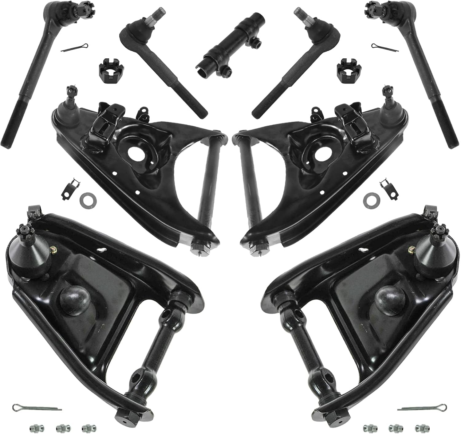 TRQ Front Steering & Suspension Kit for Chevrolet GMC Vehicles