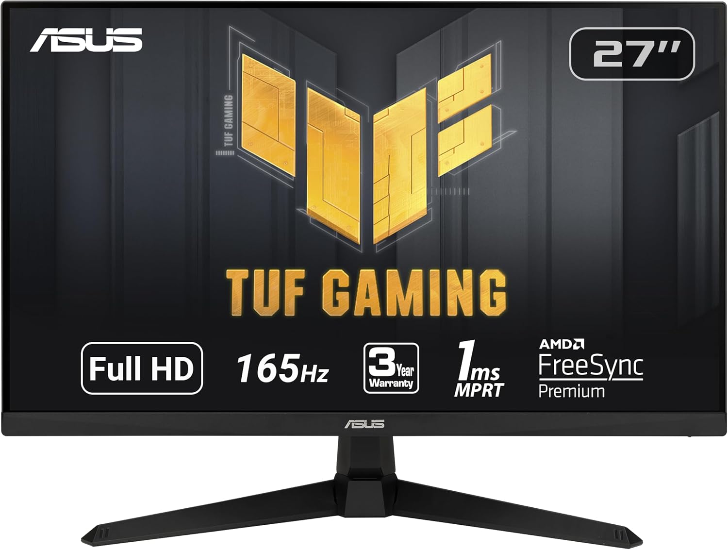 ASUS TUF Gaming 27 Monitor - 165Hz Full HD for Extreme Gaming