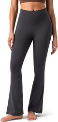 No Front Seam Flare Leggings for Women - Dreamlux High-Waisted Fit