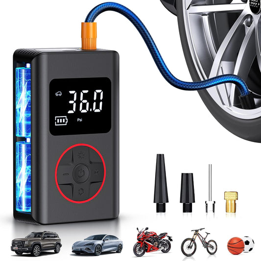 Power up with 150 PSI: Portable Tire Inflator