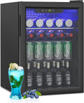 2.6 Cu.Ft Mini Fridge for 95 Cans - Compact Beverage Refrigerator
