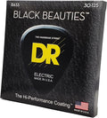 DR Strings Beauties Black Coated Steel 6 Bass Strings - Bright Tone
