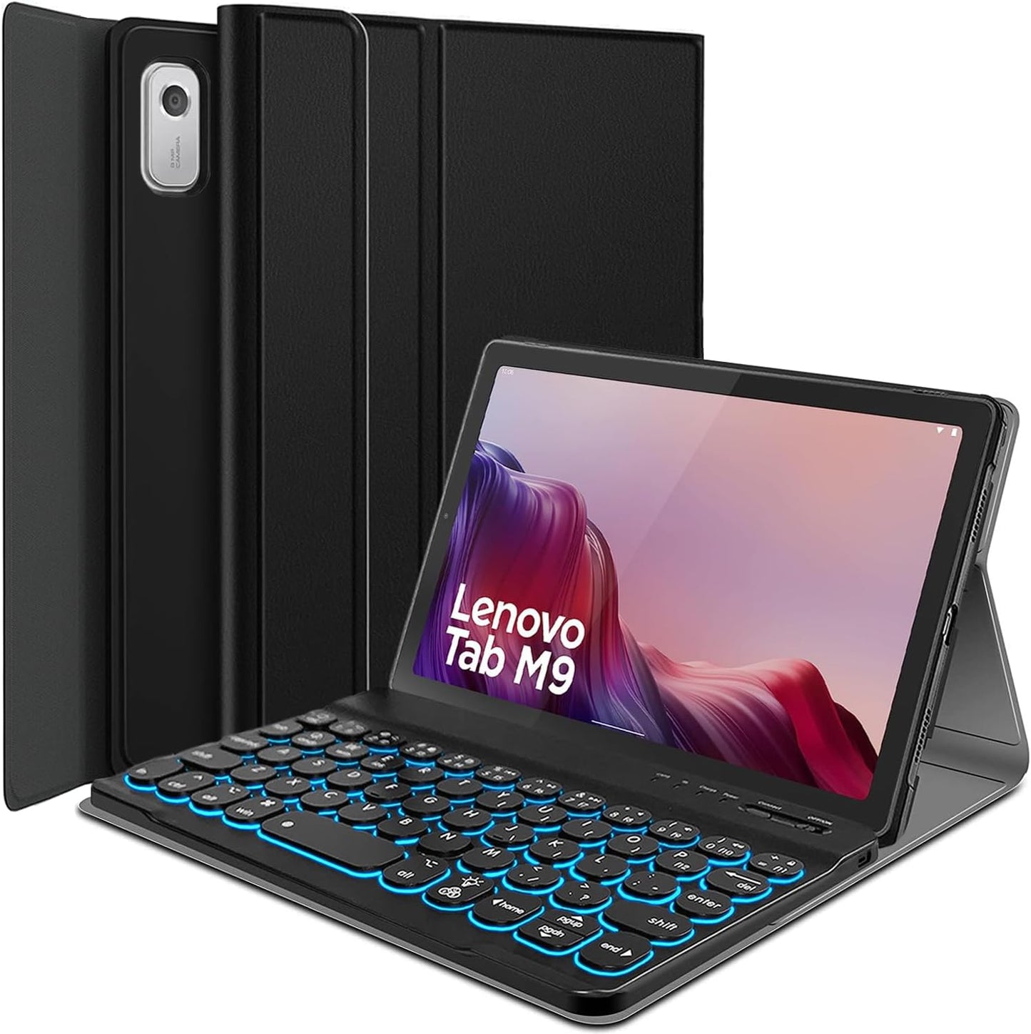Backlit Keyboard Case for Lenovo Tab M9 9 Inch 2023 Release