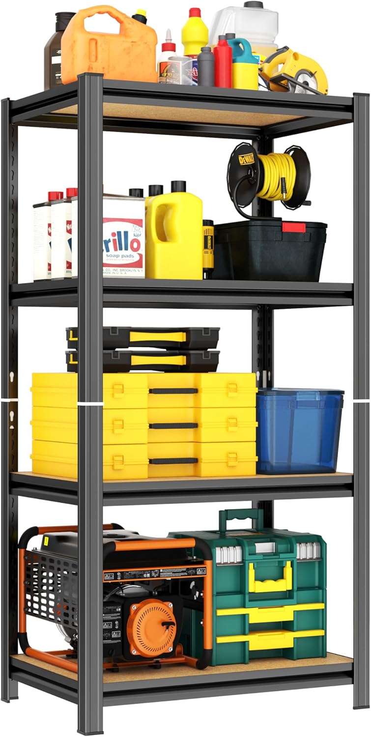 Garage Shelving Unit with Adjustable Storage for Versatile Use
