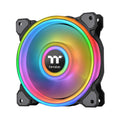 Thermaltake Riing Quad 120mm RGB Fan - High Airflow, Quad LED Rings